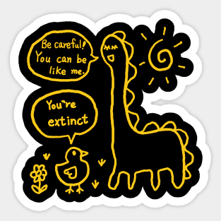 extinction Sticker